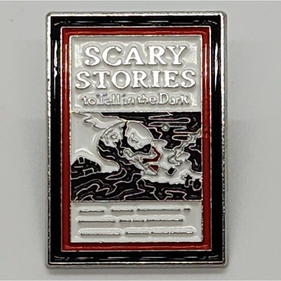 Scary Stories to Tell in the Dark Enamel Brooch Hat Collar Pin Book Cover - Picture 1 of 4